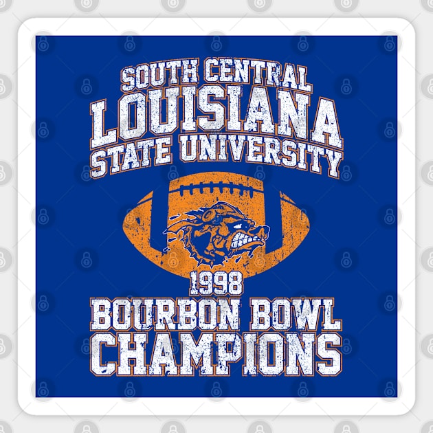 SCLSU 1998 Bourbon Bowl Champions Magnet by huckblade